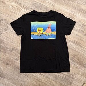 Nickelodeon Black Cotton T-Shirt